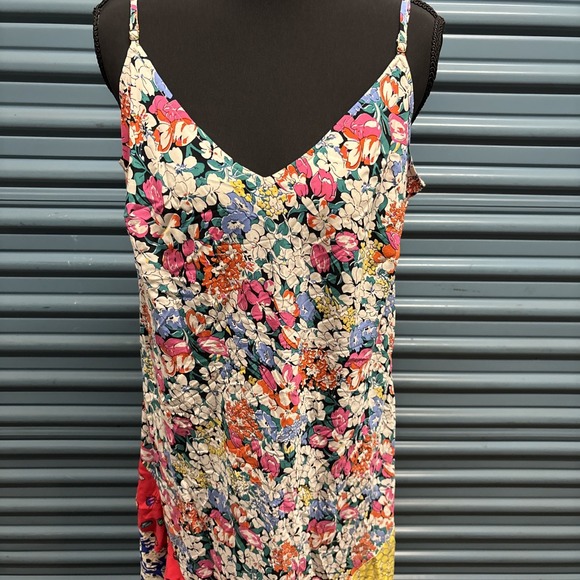 Anthropologie 52 of 52 Conversations Colloquial Bias Dress Cat Lemon‎ Butterfy L - Picture 2 of 7